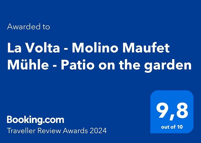 La Volta - Ancient Molino Maufet Watermill On Lake Como - Patio On The Garden